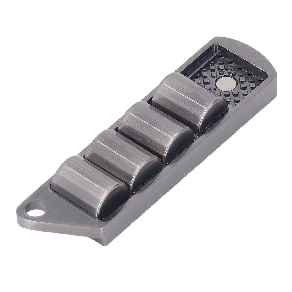 Pea Pod Magnetic Slider Toy Adult Metal ADHD Autism Anxiety Stress Relief Push Slider Sensory Toy