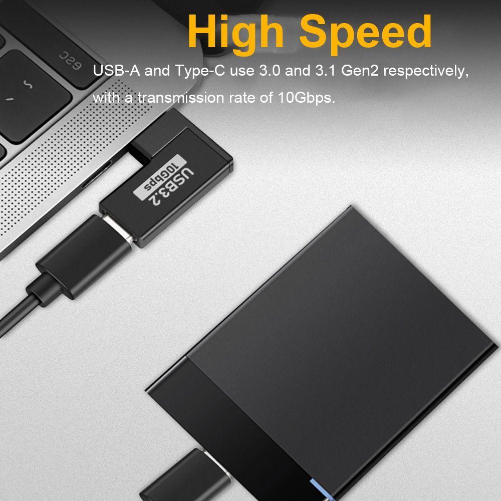 Male to Female USB-A to Type-C 3.1 Converter Laptop U Disk Connector Professional OTG Adapter