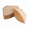 40pcs Environmentally Friendly Log Pulp Paper Coffee Filter Coffee Brewing Filter Hourglass Bag