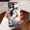 Чехол для Poco X6 Pro 5G/Poco X6 5G Прозрачный Роскошный Милый Кролик с Сердечками Забавный Мягкий Силиконовый Чехол для Телефона PocoX6 X6Pro Прозрачная Задняя Крышка