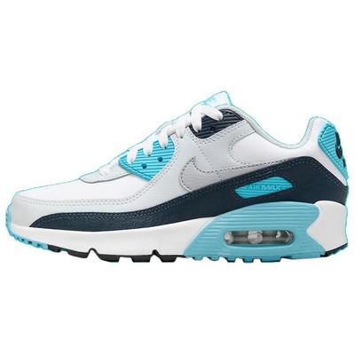 Кроссовки Air Max 90 GS Baltic Blue Kids White Armory-Navy Wolf-Grey HF6358-100
