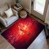 Football Player Action Area Rug Design for Kitchen Outdoor Study room Balcony Antislip Carpet Office home decor Wedding Party Gift