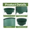 Prevents Soil Erosion Flowers Edging Protector Deep Watering Plant Support Rings  Garden