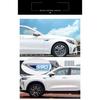 2 шт./компл. для Volvo S90, автомобильное крыло, металлическая наклейка, внешние декоративные наклейки, модификация, эмблема автомобиля, аксессуары