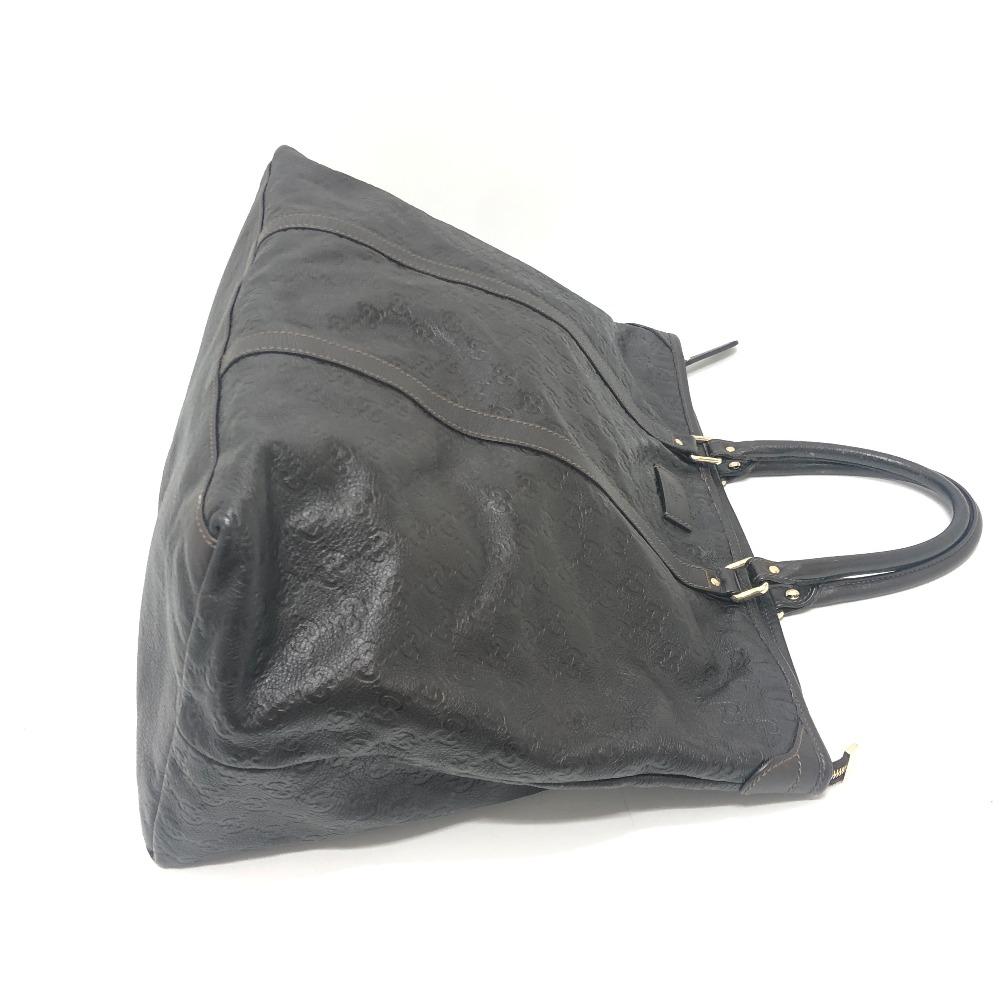 Gucci 201482 Сумка Guccissima Ручная сумка Дорожная сумка Сумка-тоут Кожа Коричневый