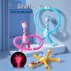 Extendable Luminous Giraffe Robot Toy - Creative Educational Cartoon for Kids