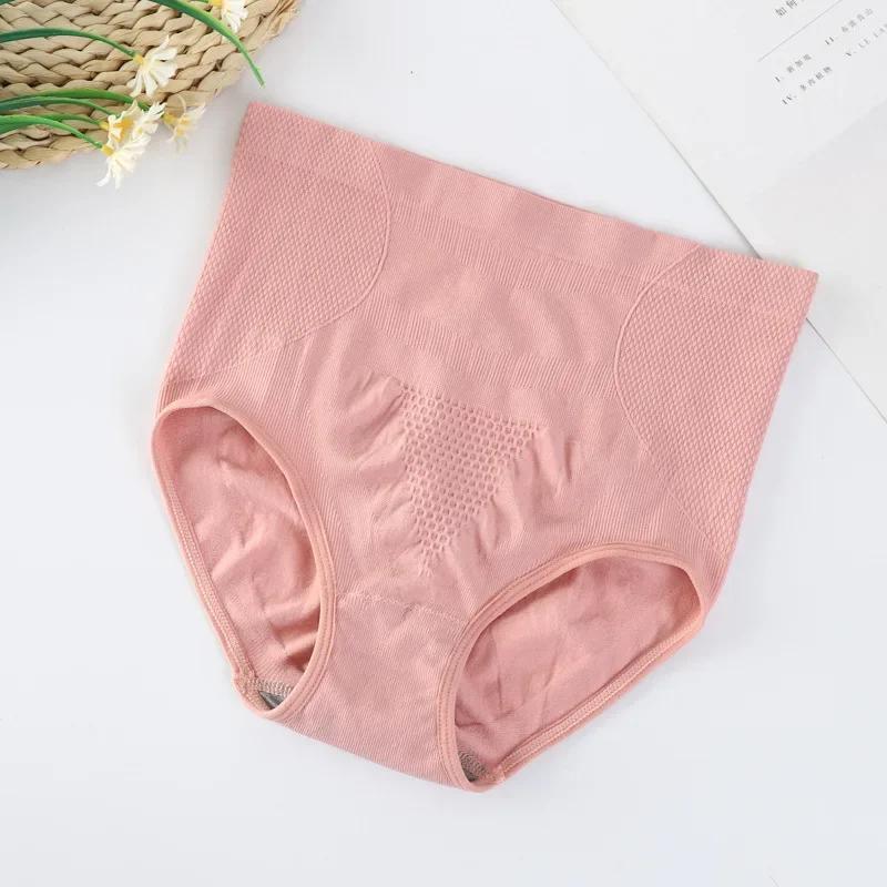 Bodyshaper High Waist Seamless Panties Women Underwear Anti-bacteria Soft Crotch Briefs for Female Intimates Lingerie Shapewear
