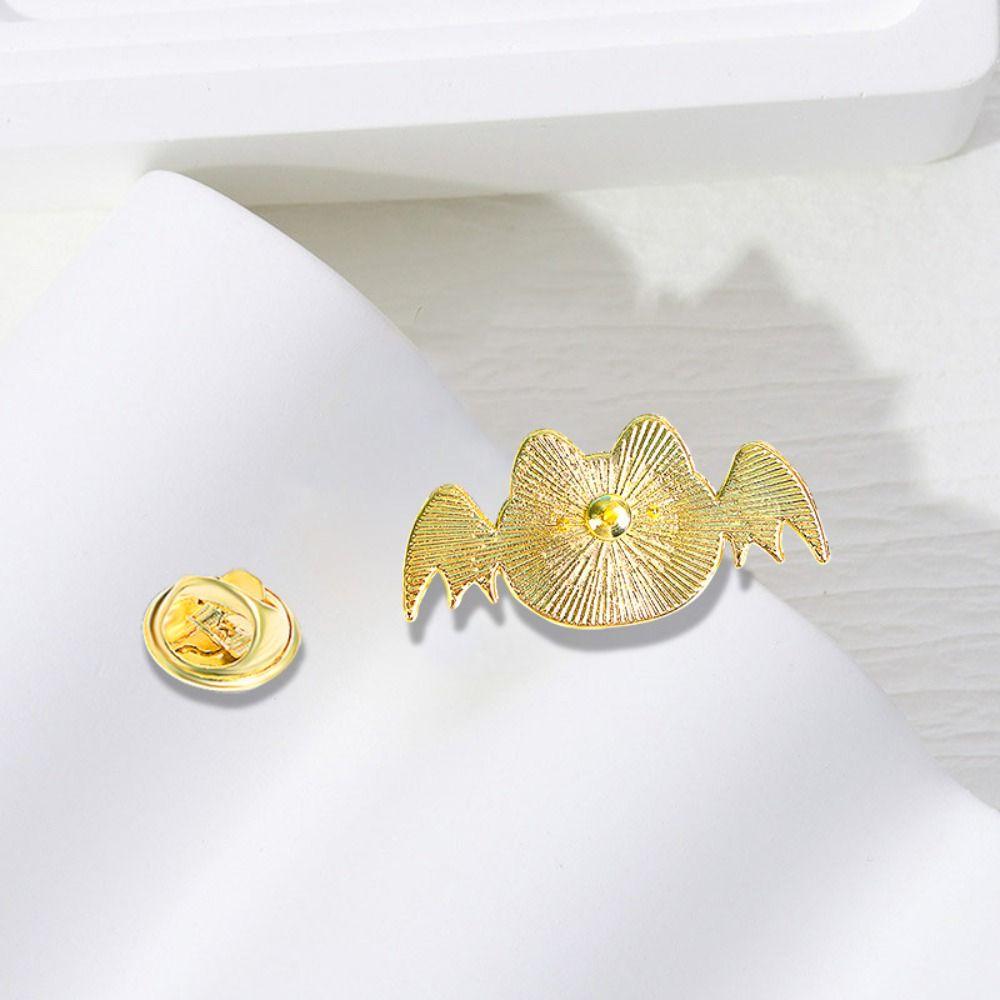 Zinc Zinc Zinc Alloy Halloween Funny Brooch Pumpkin Flying Broomstick Cat Brooch Skeleton Brooch Halloween