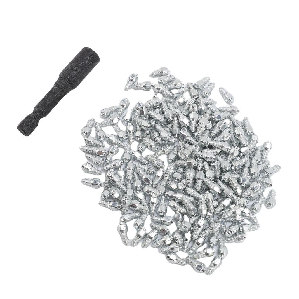 200 шт. Шипы для снега для шин, противоскользящие, для льда, шипы для шин, износостойкие, шипы для шин для квадроциклов с инструментом для установки для мотоцикла