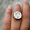Sterling Silver Lion Signet Ring: Zodiac Animal Jewelry