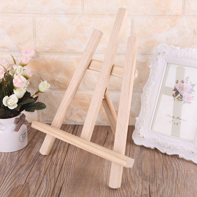 NEW Wood Table Easel Tablets Stand Easel Painting Craft Wooden Stand For Party Decoration Art Supplies