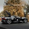 1/32 Bugatti La Voiture Noire Black Dragon Supercar игрушечные литые машины и игрушечные транспортные средства модель автомобиля игрушки для детей