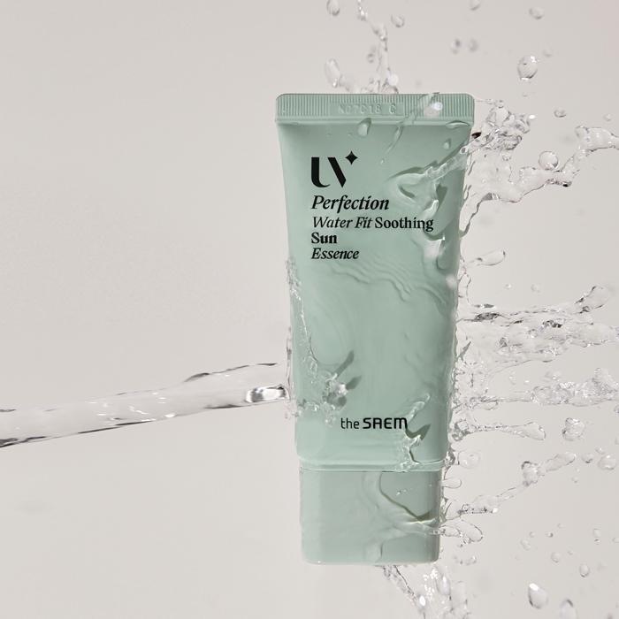 The Saem Успокаивающая солнцезащитная эссенция UV Perfection Water Fit (1 + 1) SPF 50+ PA++++ 50 мл*2 шт.