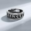 925 Sterling Silver Geometric Cubic retro Stackable Ring for Women Trendy Platinum Plated Brand Party Jewelry AccessoriesGood product