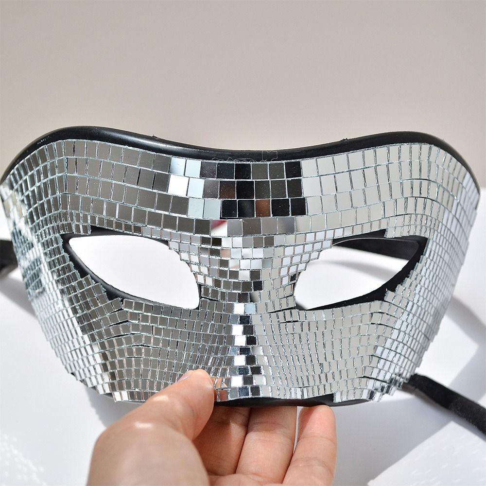 Mirror Eye Covers Masquerade Mask Bright Eye Mask Fashion Mardi Gras Mask Cosplay Masquerade