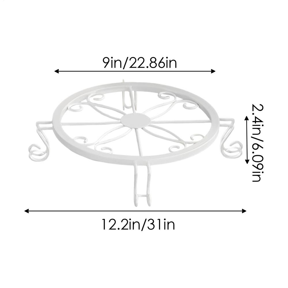 Ретро кованое железо, стоящее в горшке растение, полка для цветочного горшка, подставка для демонстрации садовых растений, подставка для цветов, балконная подставка для украшения дома