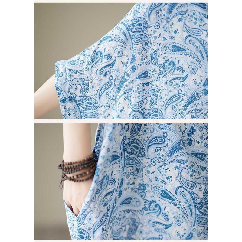 Тонкое платье с V-образным вырезом, большого размера, свободного кроя, в литературном стиле для отпуска, пляжная юбка