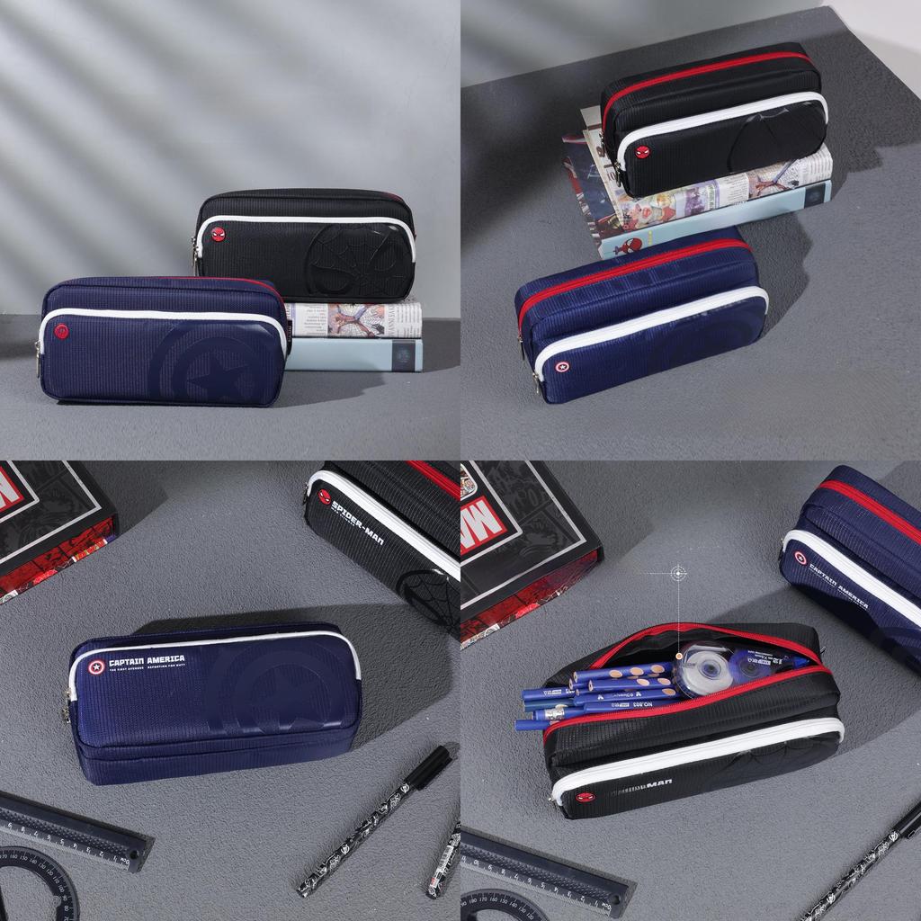 Marvel Study Pen Bag With Polyester Material Kids Stationery Storage For Boys