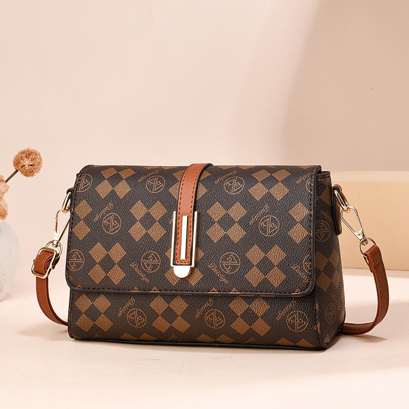 Новая принтованная текстура популярная сумка со всеми модными маленькими свежими сумками через плечо в Instagram