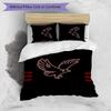 Al Ahly Printed 3PCS Bedding Set Soft Breathable Duvet Cover Pillowcases Set Washable Bedroom Decor Home Gift
