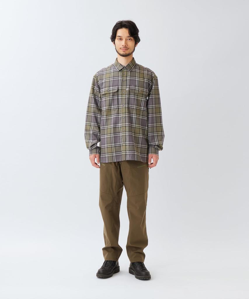 Snow Peak Tasman Merino Wool Shirt Tops Shirt Long Sleeve GREEN CH M EP-SH-26SU003 Men's Women's
