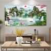 Waterfall Landscape Canvas Painting Modern Posters and Print Making Gallery Home Decoration Wall Art Painting