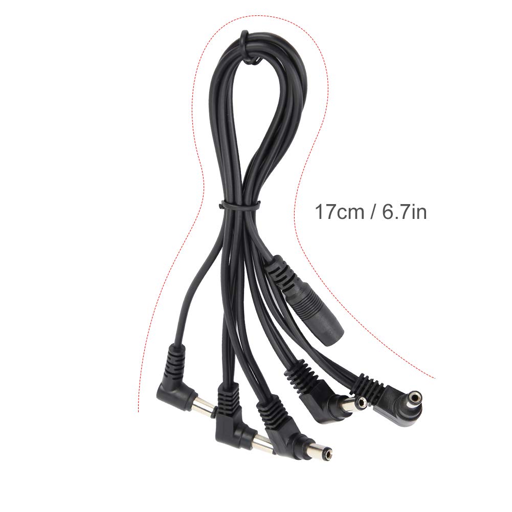 Кабель Power Branch для гитары, 5-канальный, пластиковый, 17 xx, гитарный, Band Performance Cable, Effector, Cable, Material, 1,5 1,5 см, Anti-aging,
