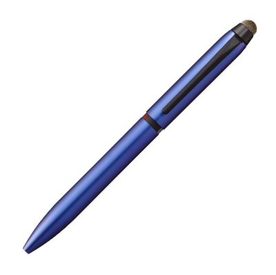 Шариковая ручка Mitsubishi Pencil Touch Jetstream Вращающаяся Легко для SXE3T18005P9 3-цветная и Ручка, Стилус, Выдвижная, 0.5 мм, Синий, Писать,