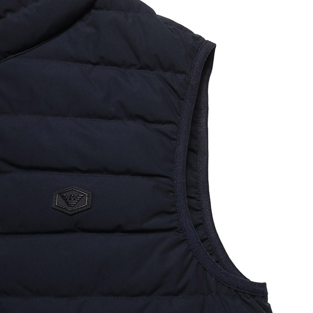 EMPORIO ARMANI Logo Patch Padded Gilet 8N1BQ1-1NLRZ-0920
