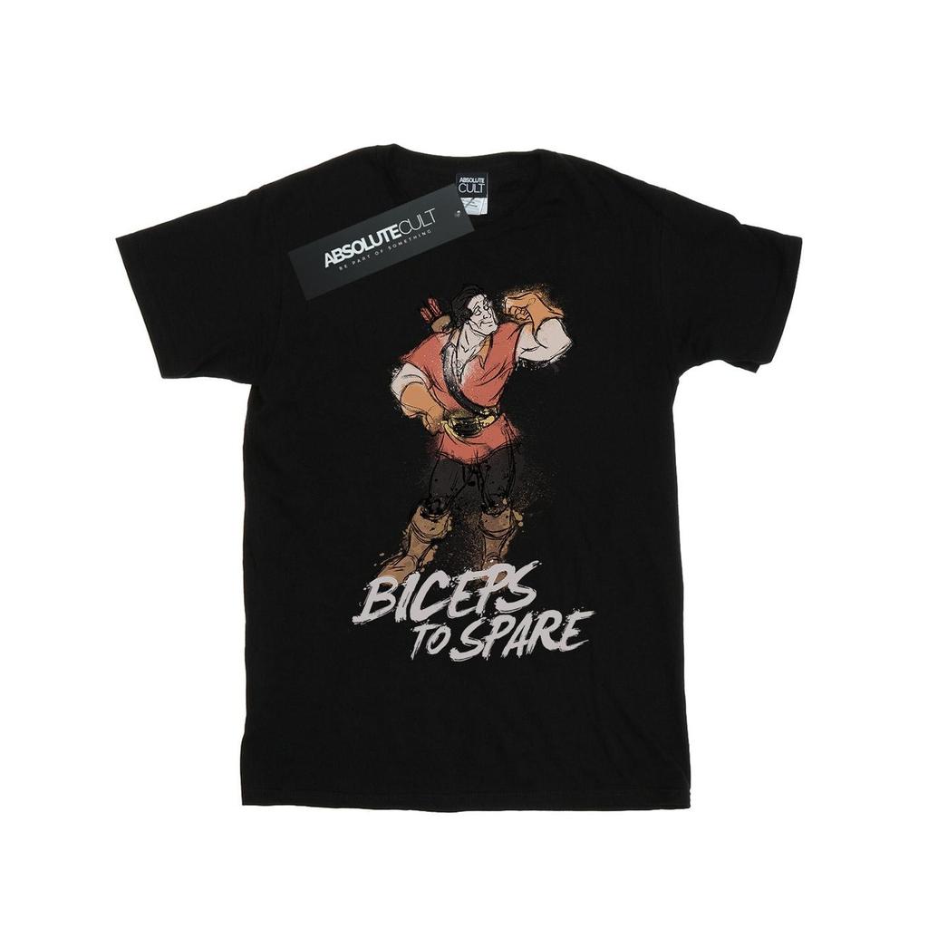 Disney Mens Beauty And The Beast Gaston Biceps To Spare T-Shirt