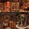 Набор «Книжный уголок на Рождество для взрослых», 3D деревянный пазл «Коттедж», Рождественские книги, Изысканные украшения для книжной полки на любой случай