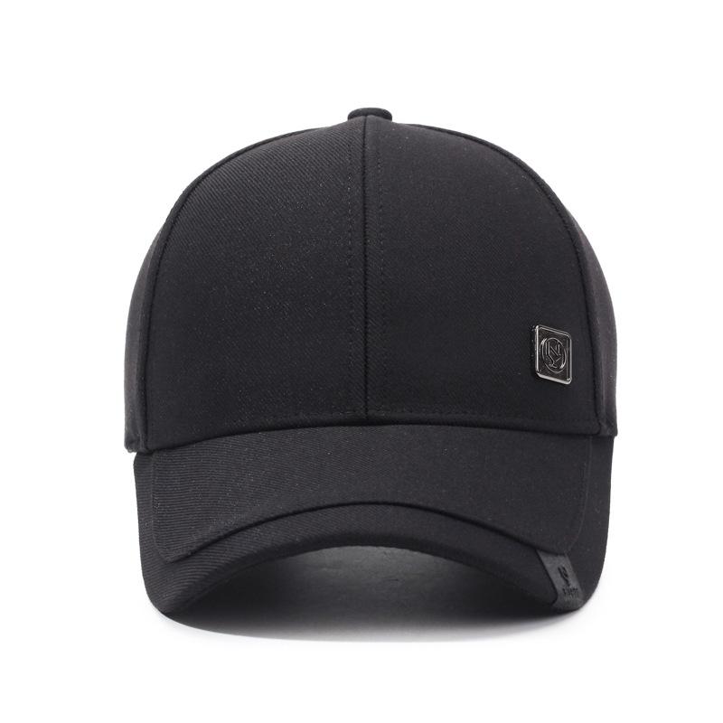 Spring Autumn Cap Men's Middle-Aged and Elderly Iron Standard Baseball Cap Peaked Cap Outdoor Sun Hat