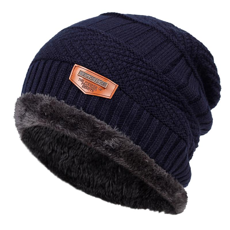 Autumn and Winter Fashion Knitted Hat Unisex Outdoor Warm Hats Men Hip Hop Caps Beanies Cap Gorras