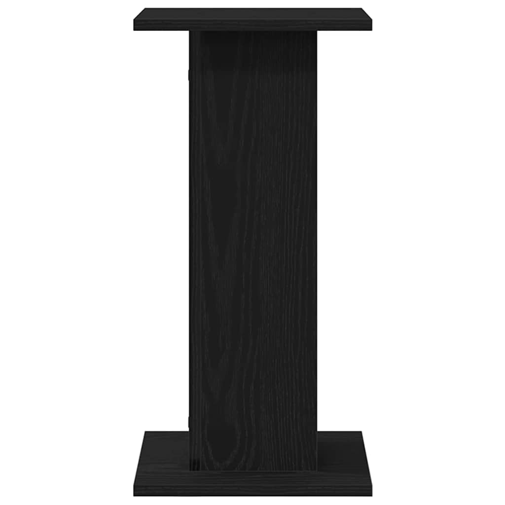 Speaker Stands 2 pcs Black Oak Effect 30 x 30 x 60 cm