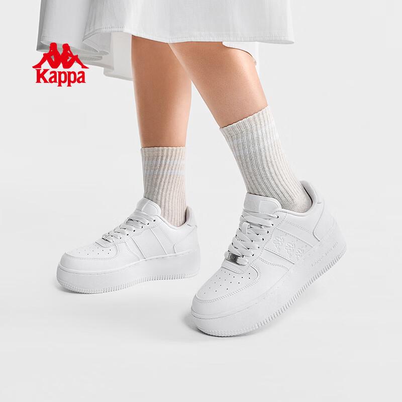 Kappa Женские повседневные белые кеды