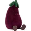 Jellycat Серия 'Веселая еда' Баклажан Успокаивающий Фиолетовый Кукла Плюшевая Кукла 31 см в высоту
