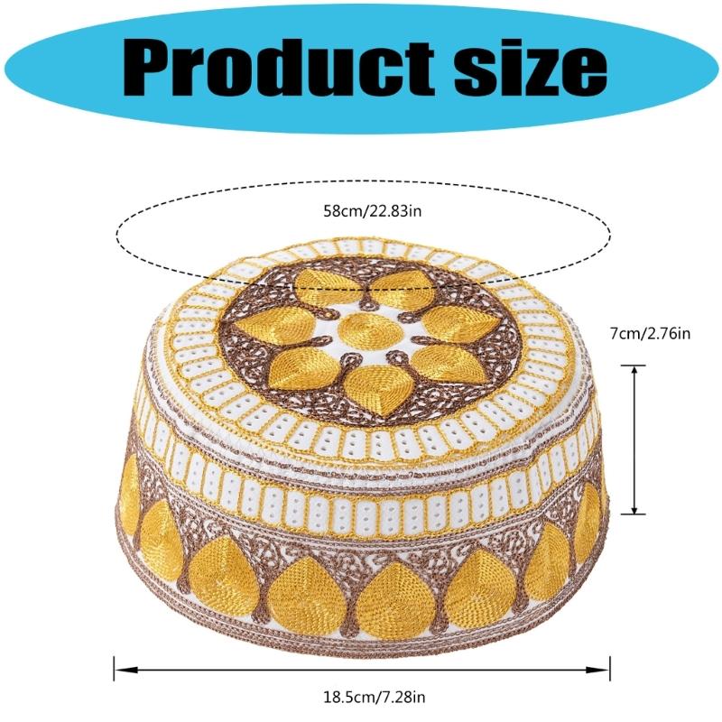 Дышащая кипа для мужчин, женщин и детей Складная еврейская шляпа Подходит для собраний в синагоге