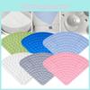 Corner Shower Tpr Bathroom Mat Large Triangle Non Slip With Suction Bath Mats