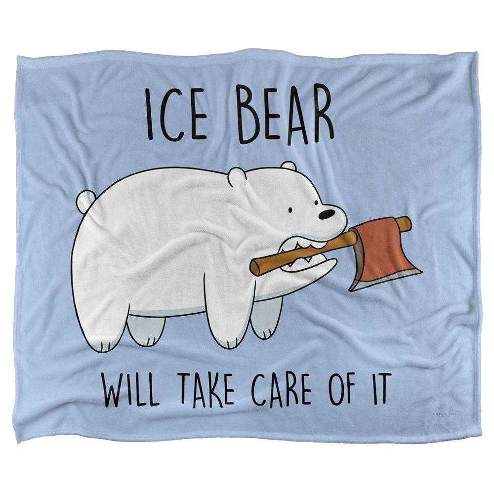 We Bare Bears Will Take Care Of It Silky Supersoft Blanket