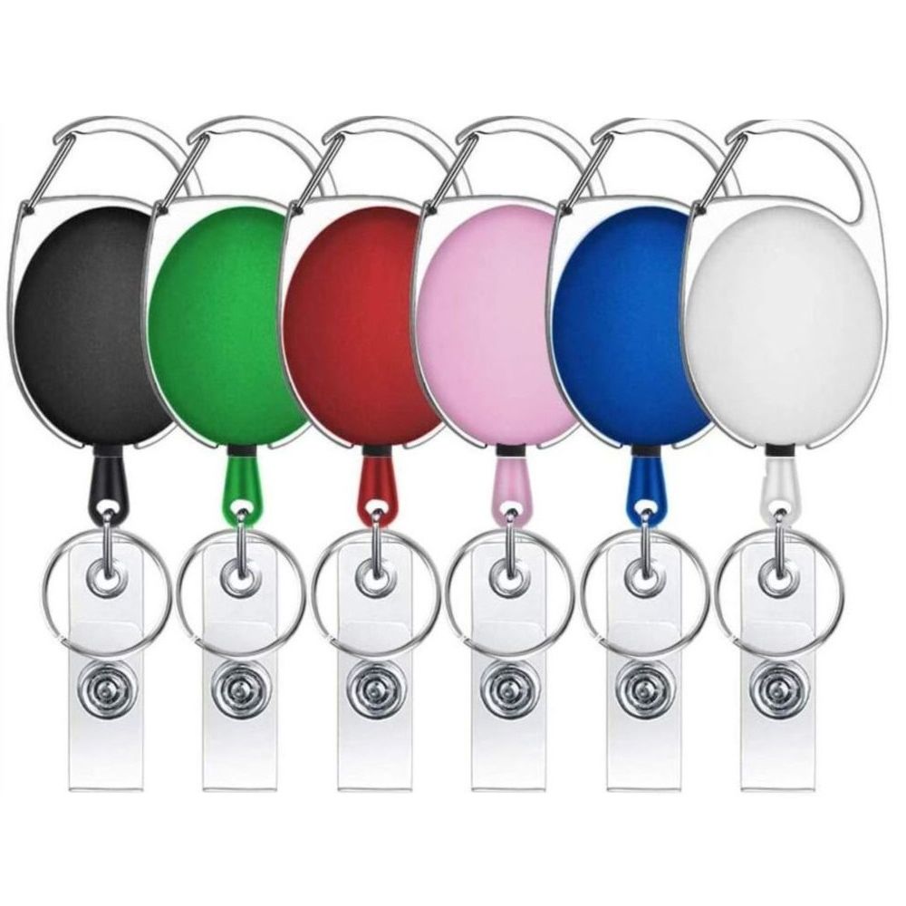 Телескопическая бирка для имени, держатель для карты, выдвижная катушка, карабин, пряжка, брелок