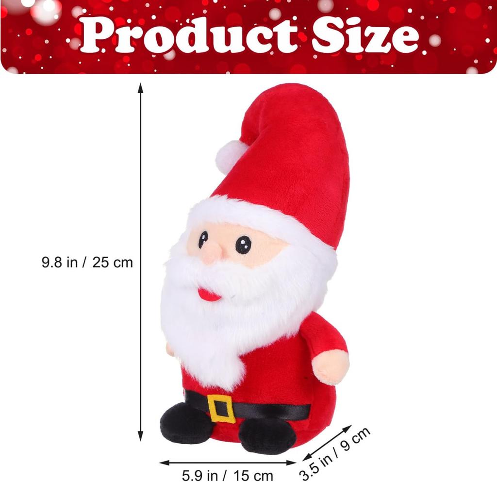 TOYMYTOY 22cm Christmas Plush Santa Claus Toy Birthday Christmas Eve Gift Doll, Gift, (Santa Claus)