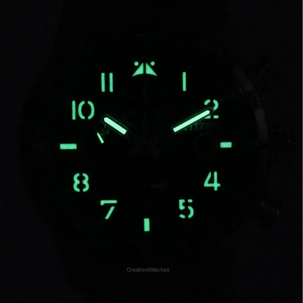 Citizen Pilot Stainless Steel Blue Dial Chronograph Eco-Drive CA0790-83L 100M Mens Watch