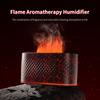 Ультразвуковой диффузор для эфирных масел 2-в-1 и красочные ночные светильники с имитацией пламени, USB-увлажнитель воздуха с мелким распылением для дома, офиса, подарок
