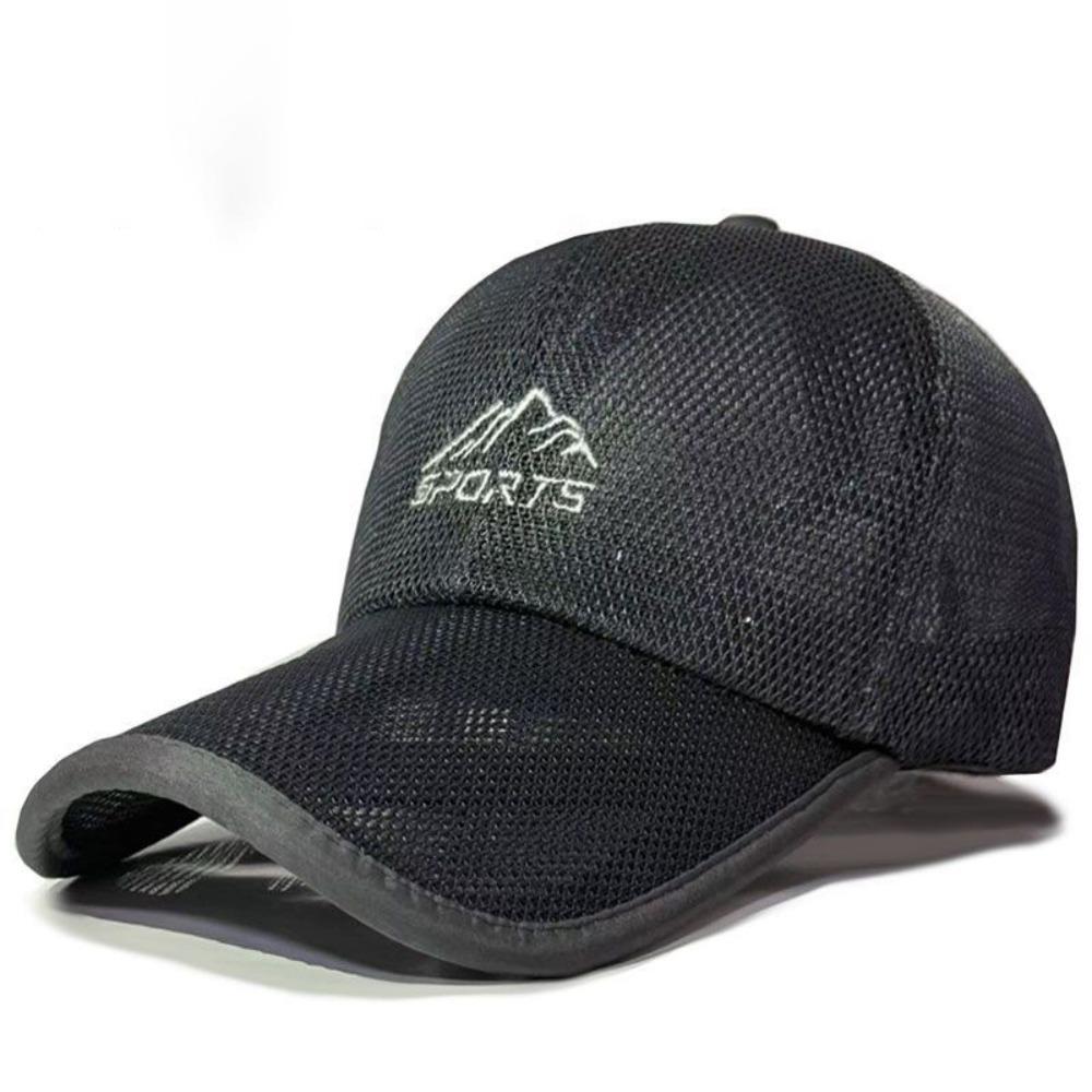 Breathable Mesh Baseball Cap Adjustable Cozy Tide Hat Lightweight Golf Mesh Hat  Travel