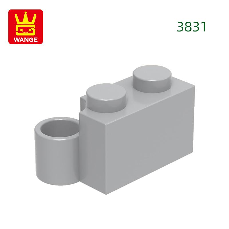 122 шт./лот 3831 Шарнир 1x2 Нижняя часть Строительные блоки MOC Технические аксессуары Совместимые с Brick Детские игрушки Подарочная коробка