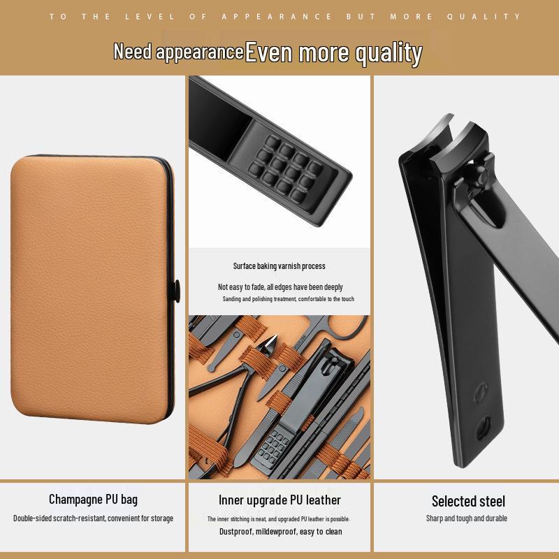 2025 Набор кусачек для ногтей «Орлиный клюв» для трансграничной торговли: Набор инструментов для маникюра из 7-26 предметов