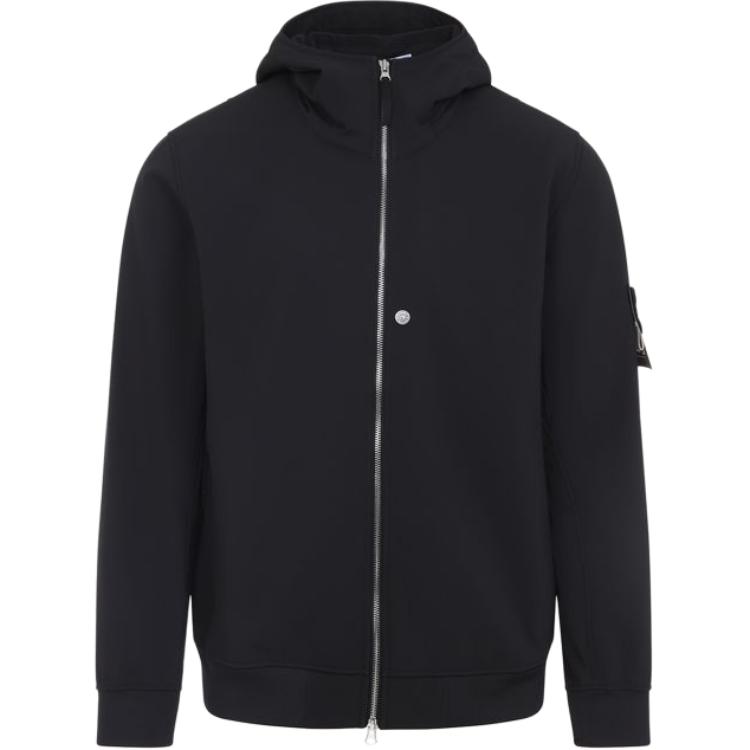 STONE ISLAND Logo Patch Zip Up Hooded Jacket K2S15Q100004S0B22-V0029