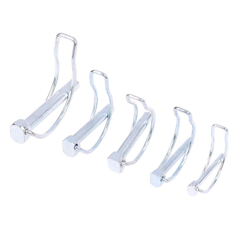 D-образный штифт M4.5 M6 M8 предохранительный штифт велосипедная коляска грузовой лодка сцепной крюк зажим пружинный штифт двухлинейный стопорный штифт ушной штифт