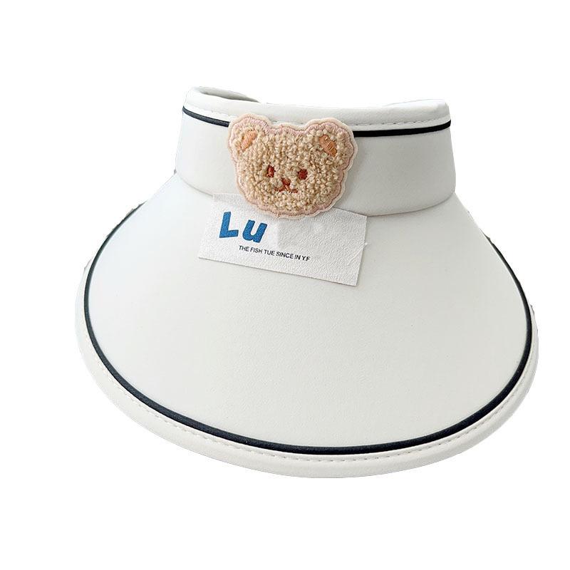 Летний солнцезащитный козырек-шляпа для девочек: Круглая и стильная детская шляпа от солнца