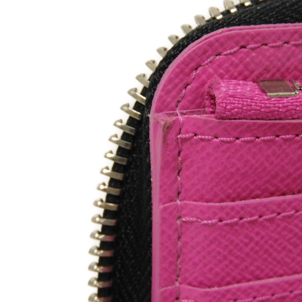 Used 12564 Zippy Wallet Vertical M30780 7940 Neon Pink New Zip Around Taiga Rama Monogram Rose Men's from Japan